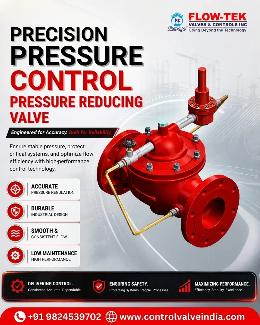 Pressure Reducing Control Valve Manufacturer in India