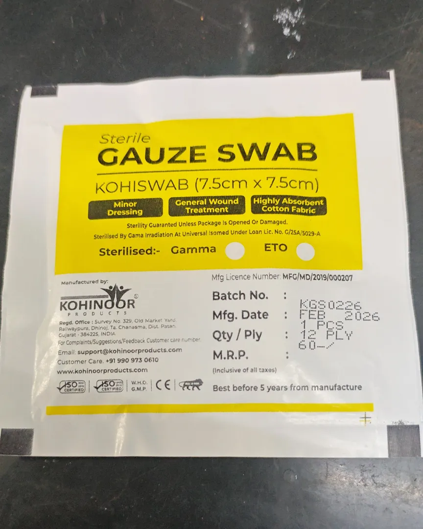 Sterlize Gauz Swab Available in Kalwa Thane