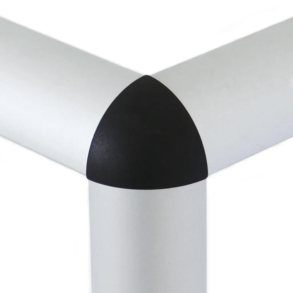 Radius Profile Corner Connector- 4040 (Inc Screws & Cover)