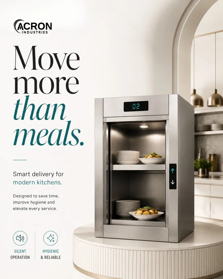 Smarter kitchen movement, elevated service. ๐ฝ๏ธ
Premium kitchen elevator solutions designed for seam...
