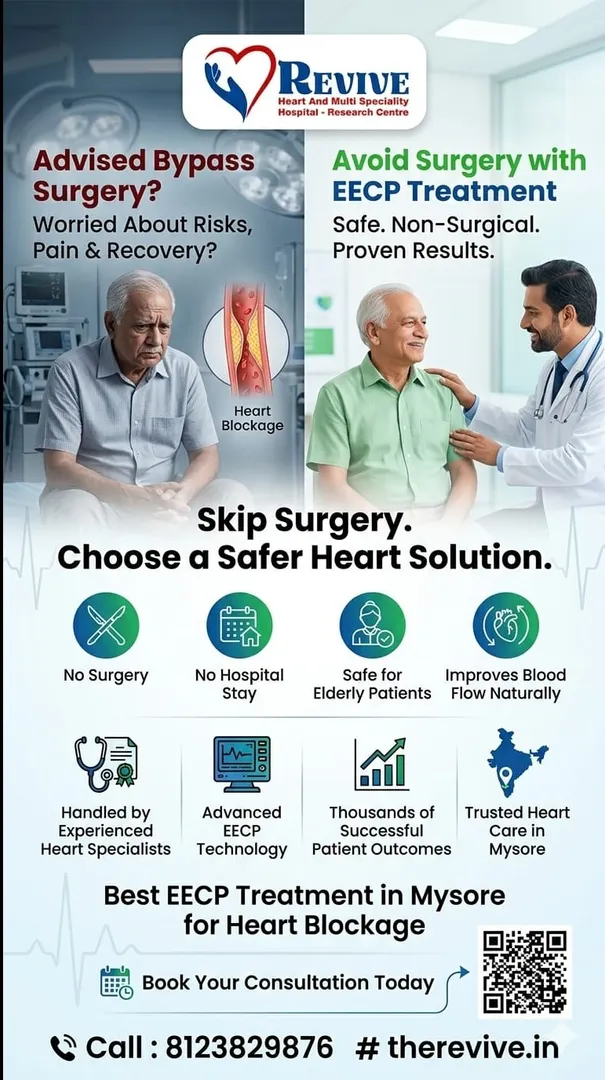 Revive Heart Hospital Mysore – EECP Treatment for Heart Blockage