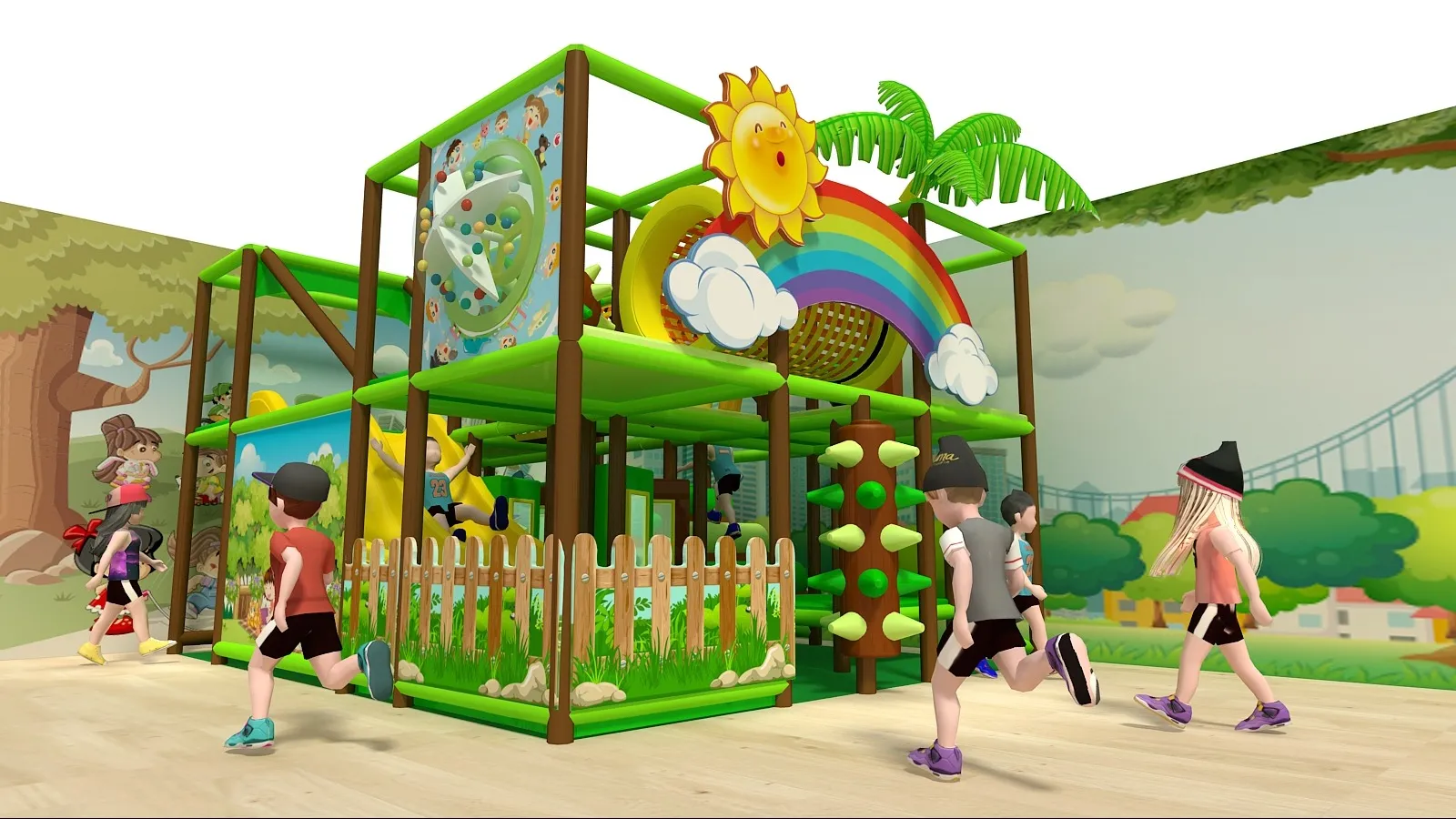 Playground Swings and Climbers in Delhi NCR