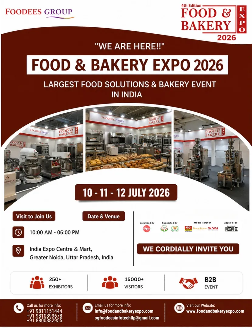 The Biggest & Grandest Food& bakery Exhibition 2026