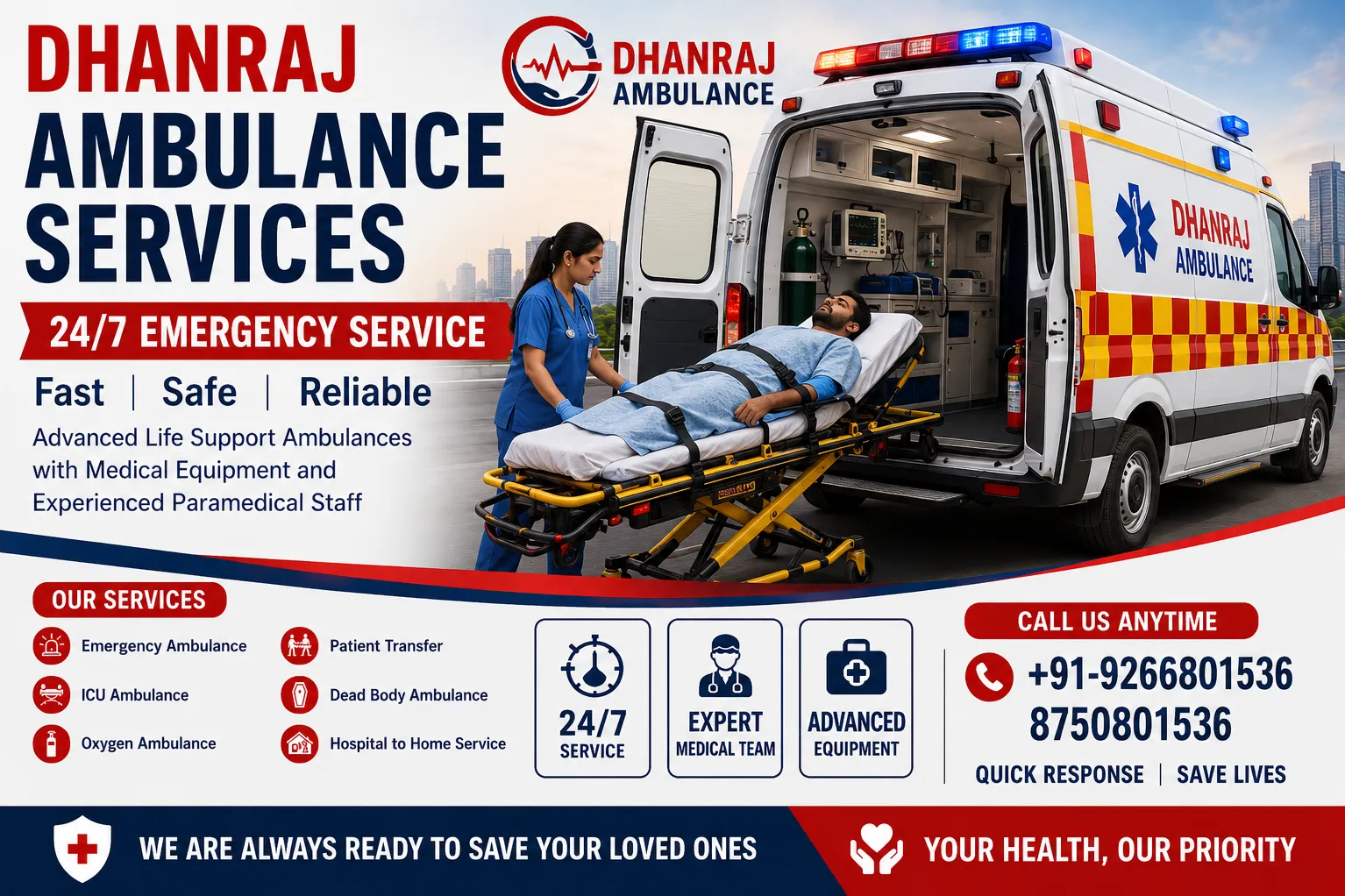 Saket ICU Ambulance: Quick Reaction, Cutting-Edge Care, Round-the-Clock Assistance