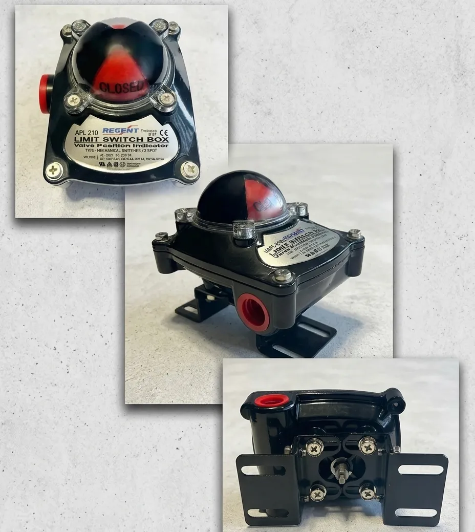 High-Quality Limit Switch Box for Valve Position Monitoring | Regent