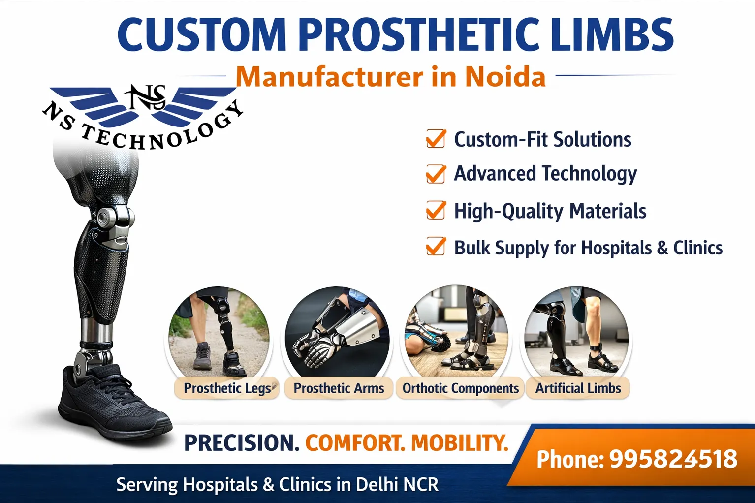 Artificial Limb Components Manufacturer in India