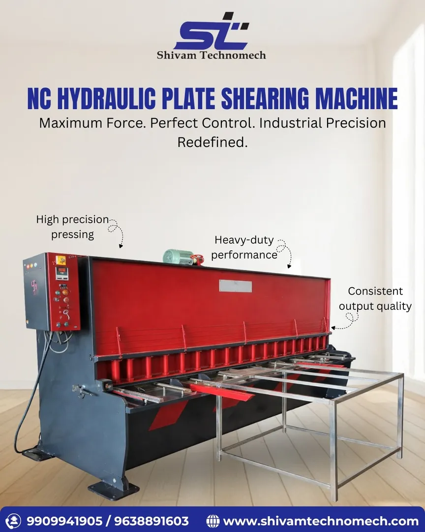NC Hydraulic Plate Shearing Machine from India