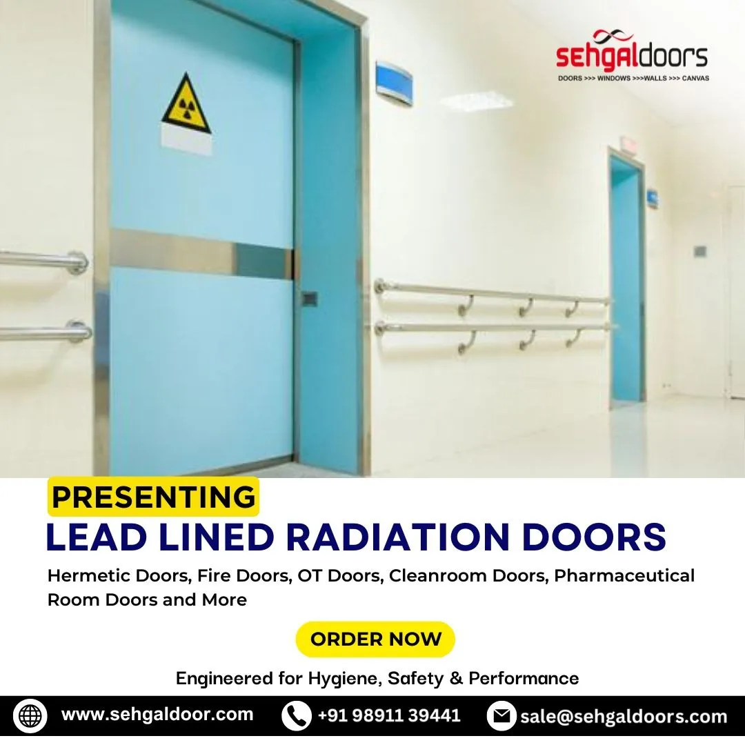 Lead Lined Radiation DoorsLead lined radiation doors are specially designed to block harmful radiati...