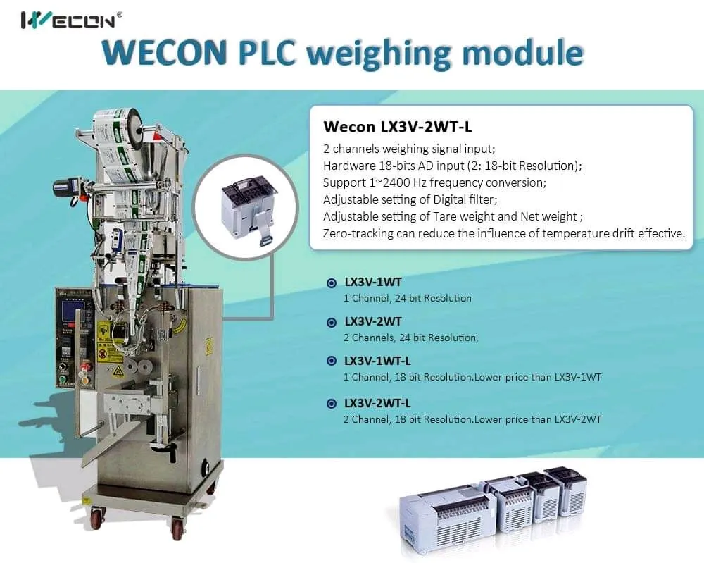 Wecon PLC Weighing module
