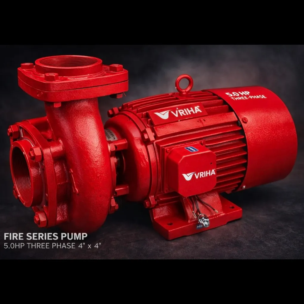 Vriha 5.0HP Fire Fighting Pump β 4x4 Centrifugal Fire Pump