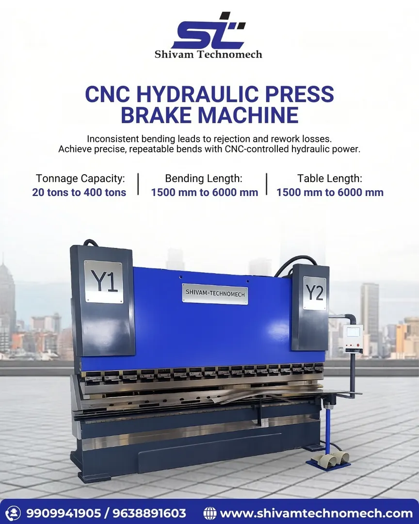CNC Hydraulic Press Brake Machine Manufacturer in India