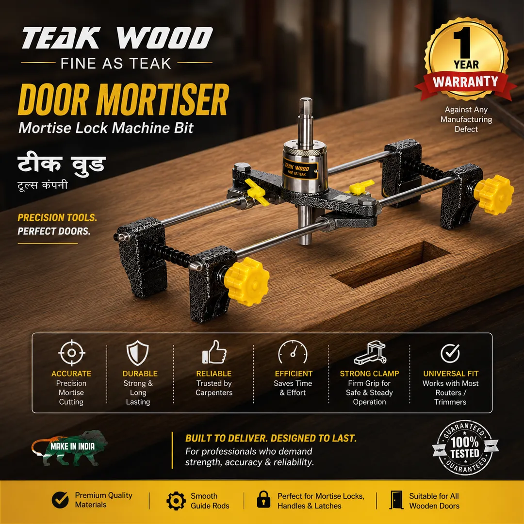 TEAK WOOD Door Mortiser