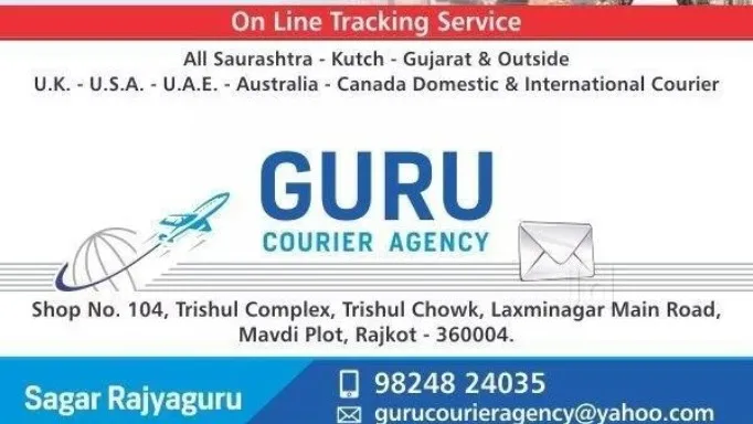 Rajkot to Korea courier service MO.9824824035
