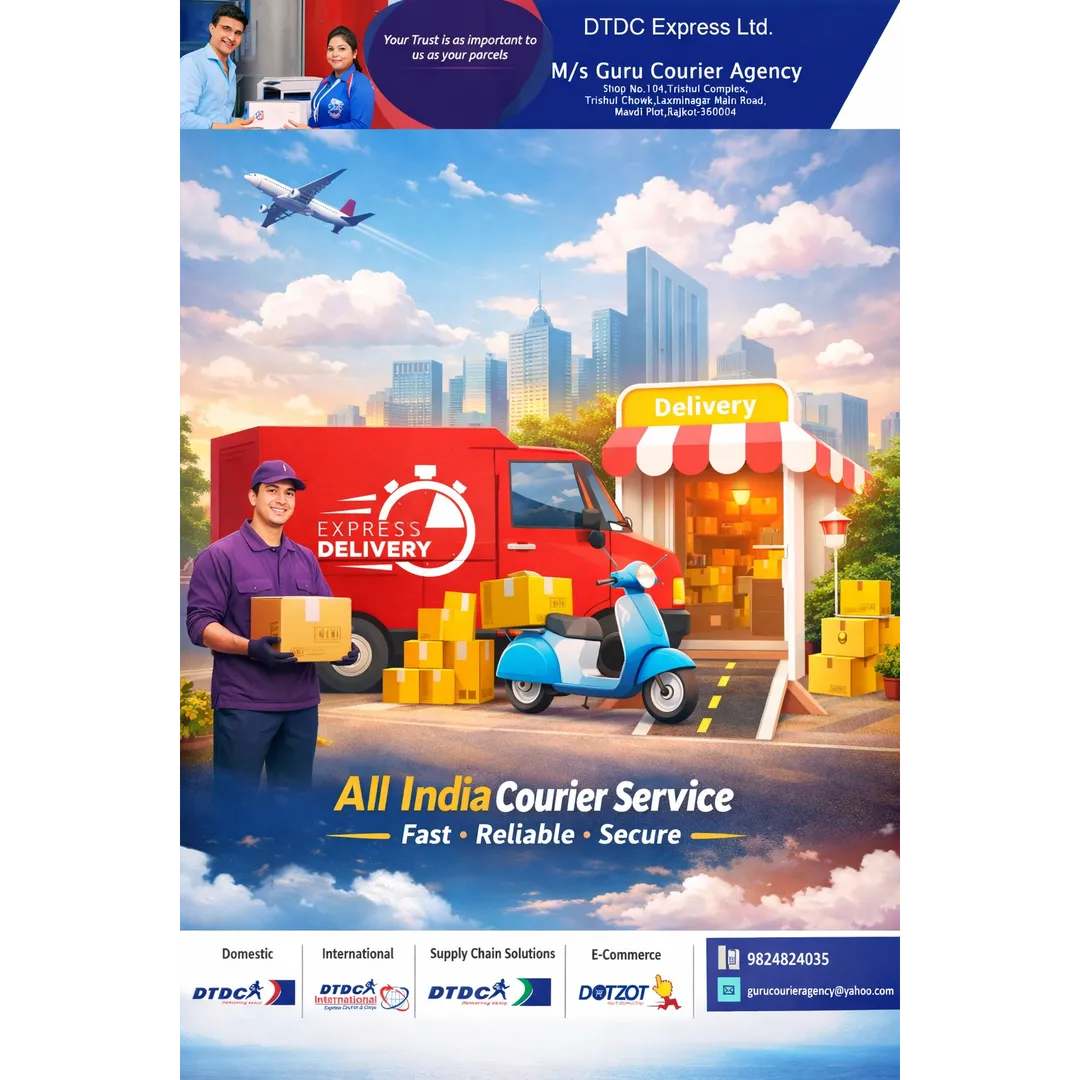 Rajkot to Bhavnagar courier service MO.9824824035