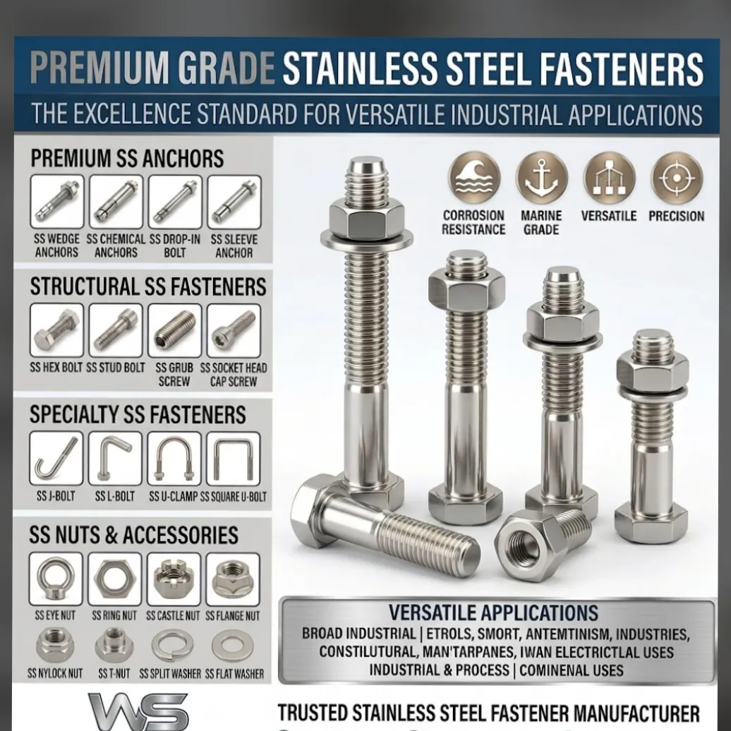 Stainless Steel Anchor Bolts Manufacturer, Supplier & Exporter in India | Premium SS Anchor Fastener