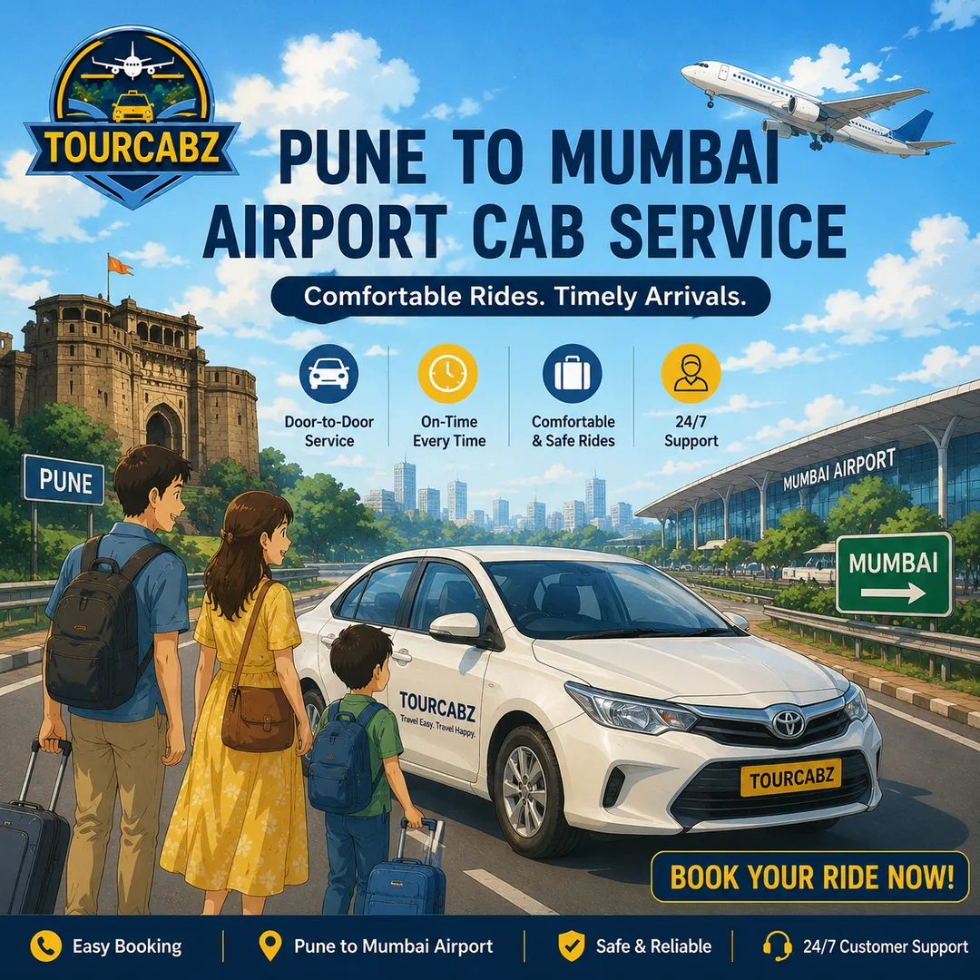 Pune to Mumbai Airport Cab Service – TourCabz