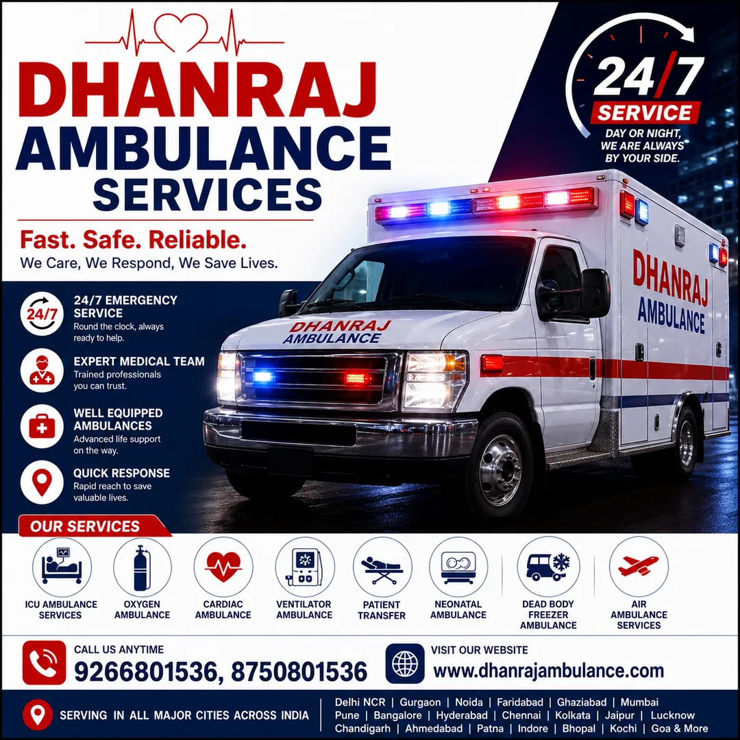 Gurgaon's Top Ambulance Services: 24/7 Emergency Medical Assistance