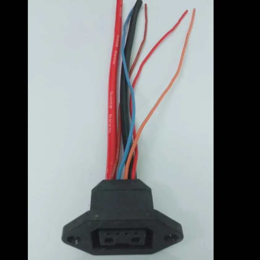 CONNECTOR 2+4 With 6 Wire Molded