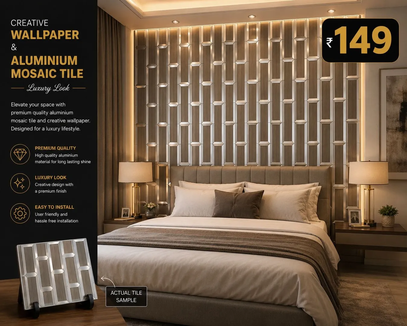 Here are some popular self-adhesive glass mosaic tile options for kitchens, bathrooms, backsplashes,...