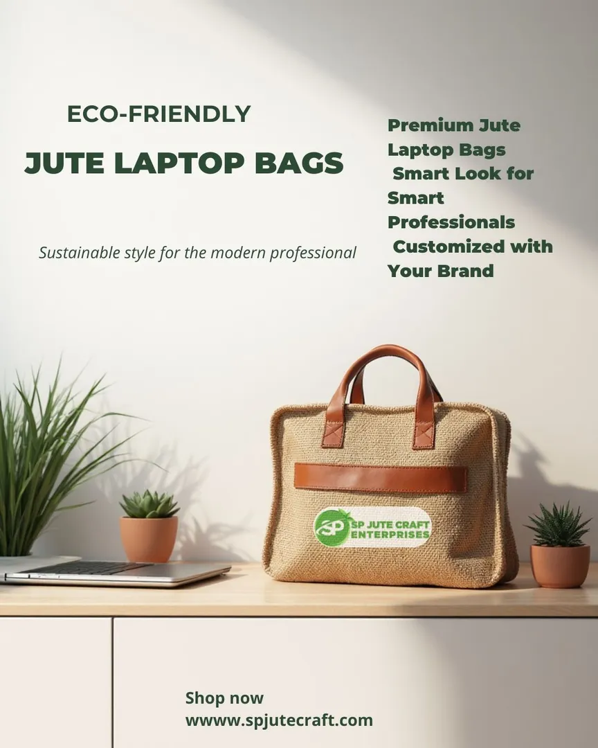 Customised Jute Laptop Bags Manufacturer in Nagpur for Branded Utility and Long-Term Use
