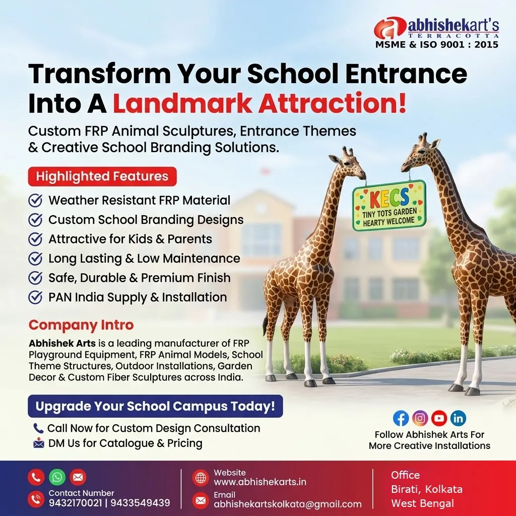 A school entrance is the first impression of your institution.
Make it memorable, engaging, and exci...