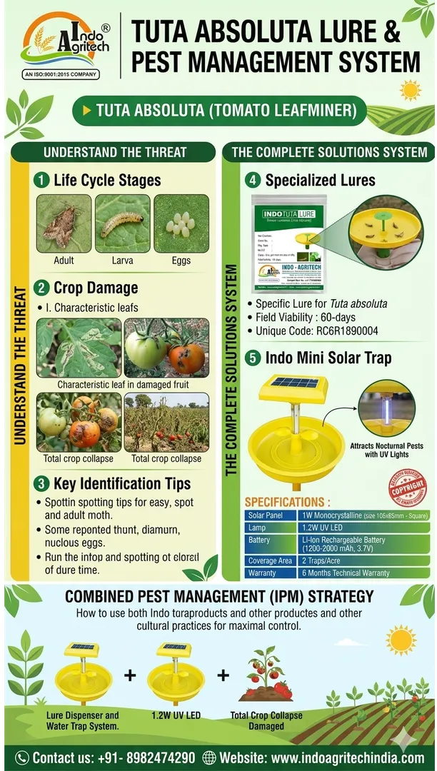 Protect Your Tomato & Potato Crops from Tuta Absoluta (Tomato Leafminer) and Nocturnal Flying Insect