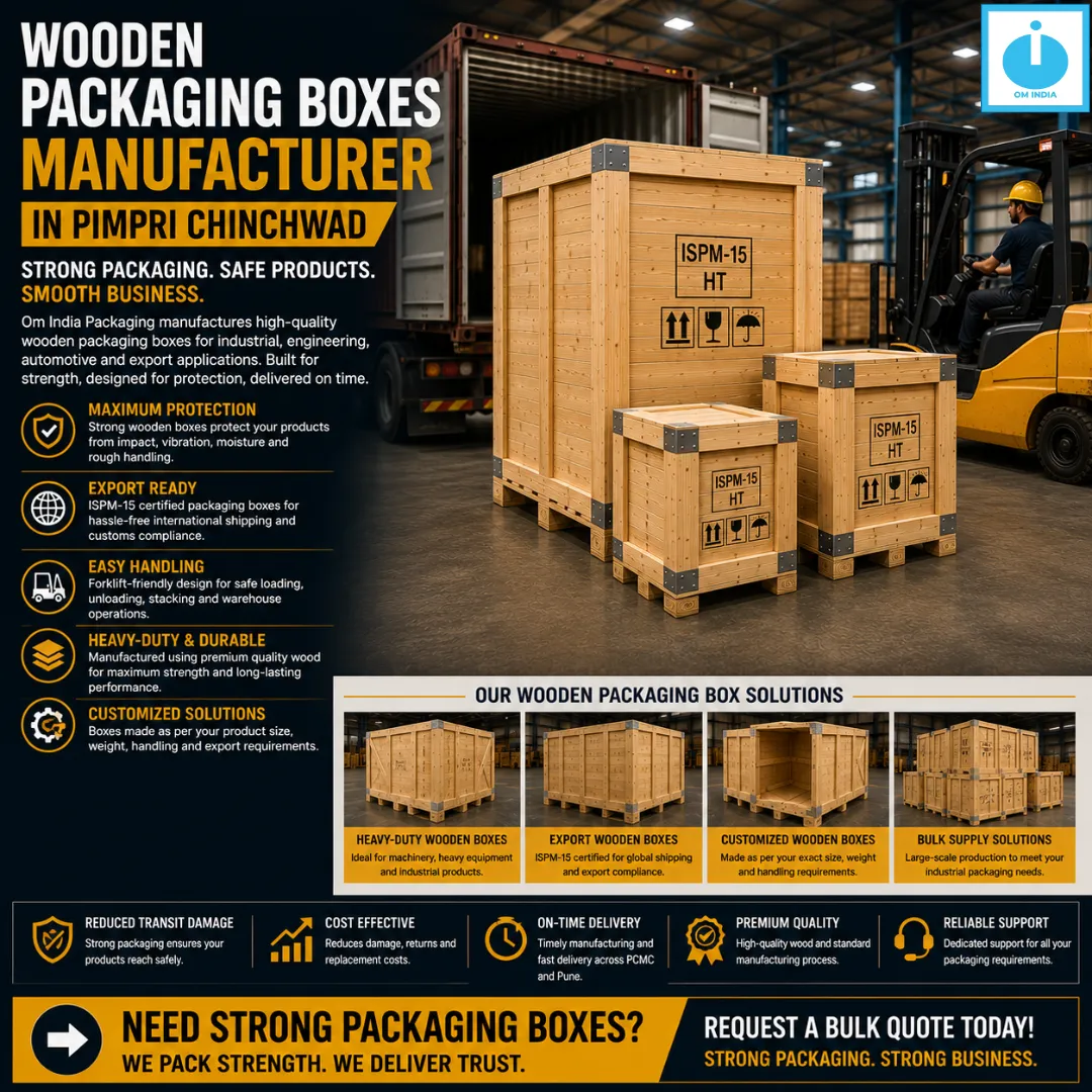 Wooden Packaging Boxes Manufacturer in Pimpri Chinchwad | Heavy-Duty Industrial Packaging Solutions