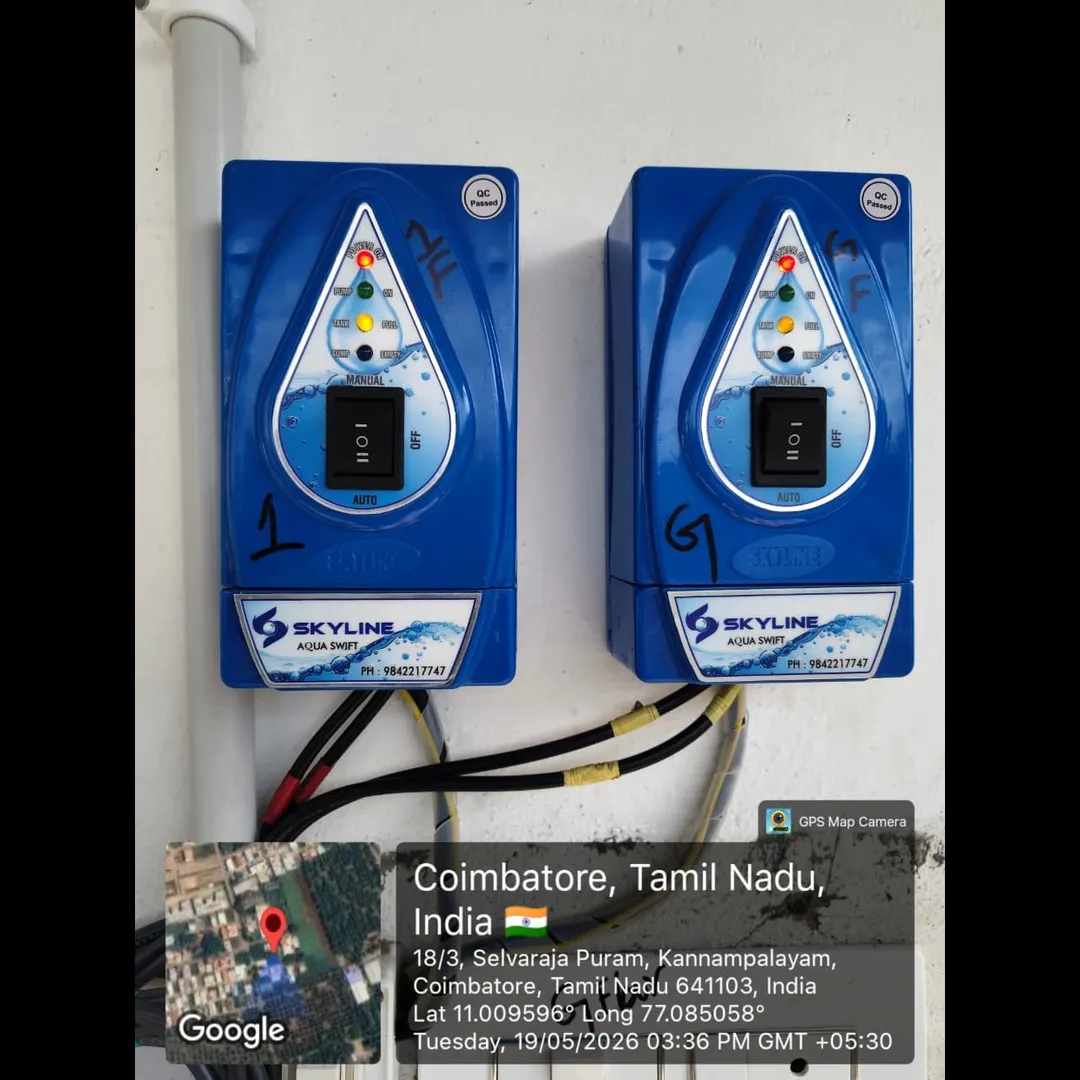 Automatic Water Level Controller – Smart Water Tank Automation Solution in Coimbatore