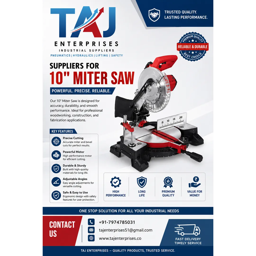 High-Performance 10" Miter Saw for Precision Cutting