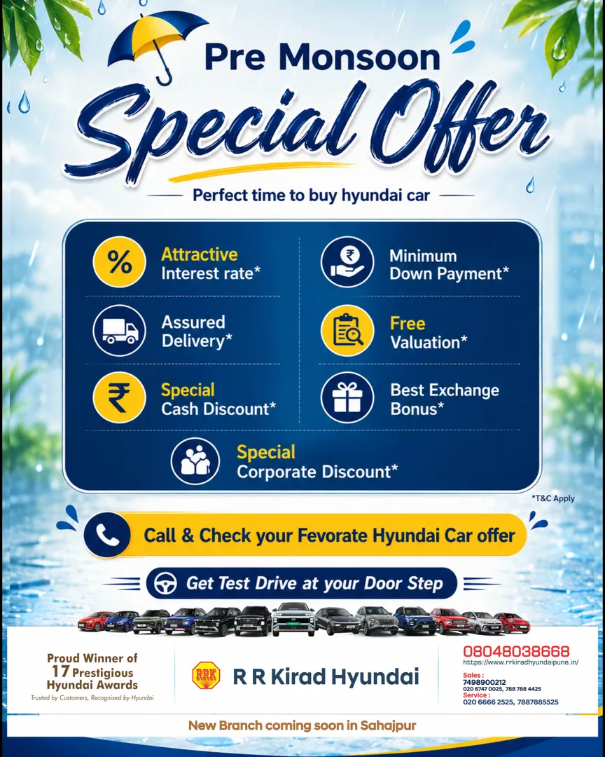 Hyundai Pre Monsoon Hyundai Special Offer In Pune near Hadapsar, Mundhawa, Camp, Koregaon Park MH 12