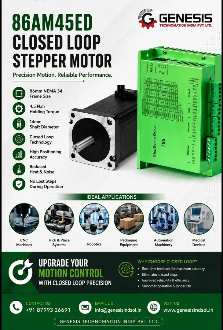 86AM45ED Closed Loop Stepper Motor