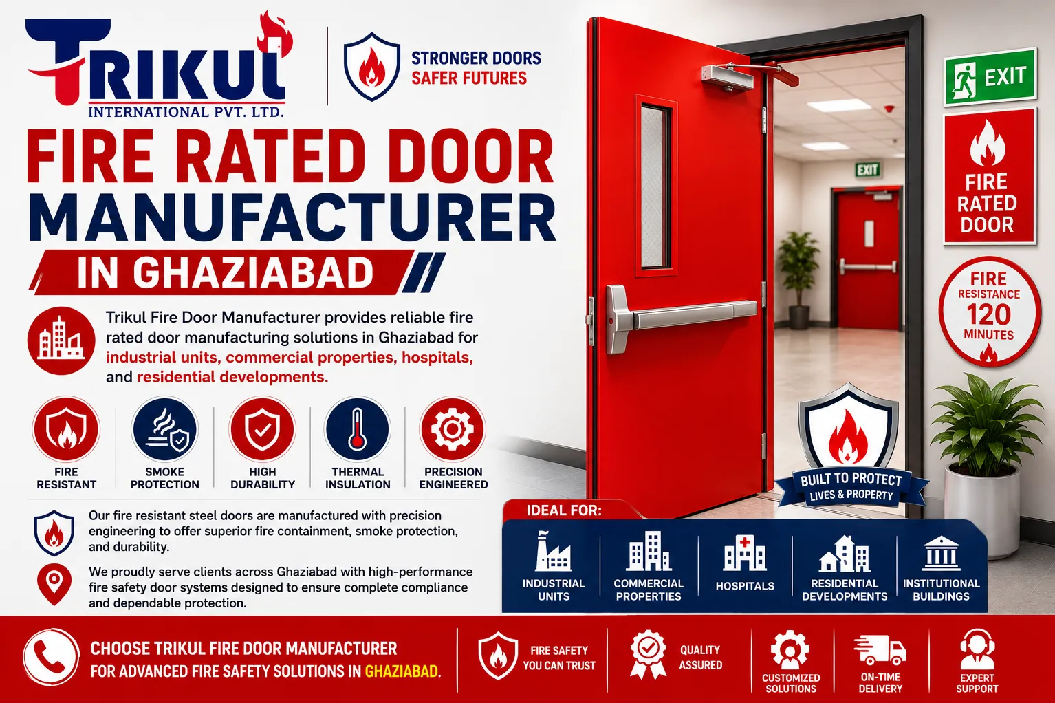 Fire Rated Door Manufacturer in Ghaziabad