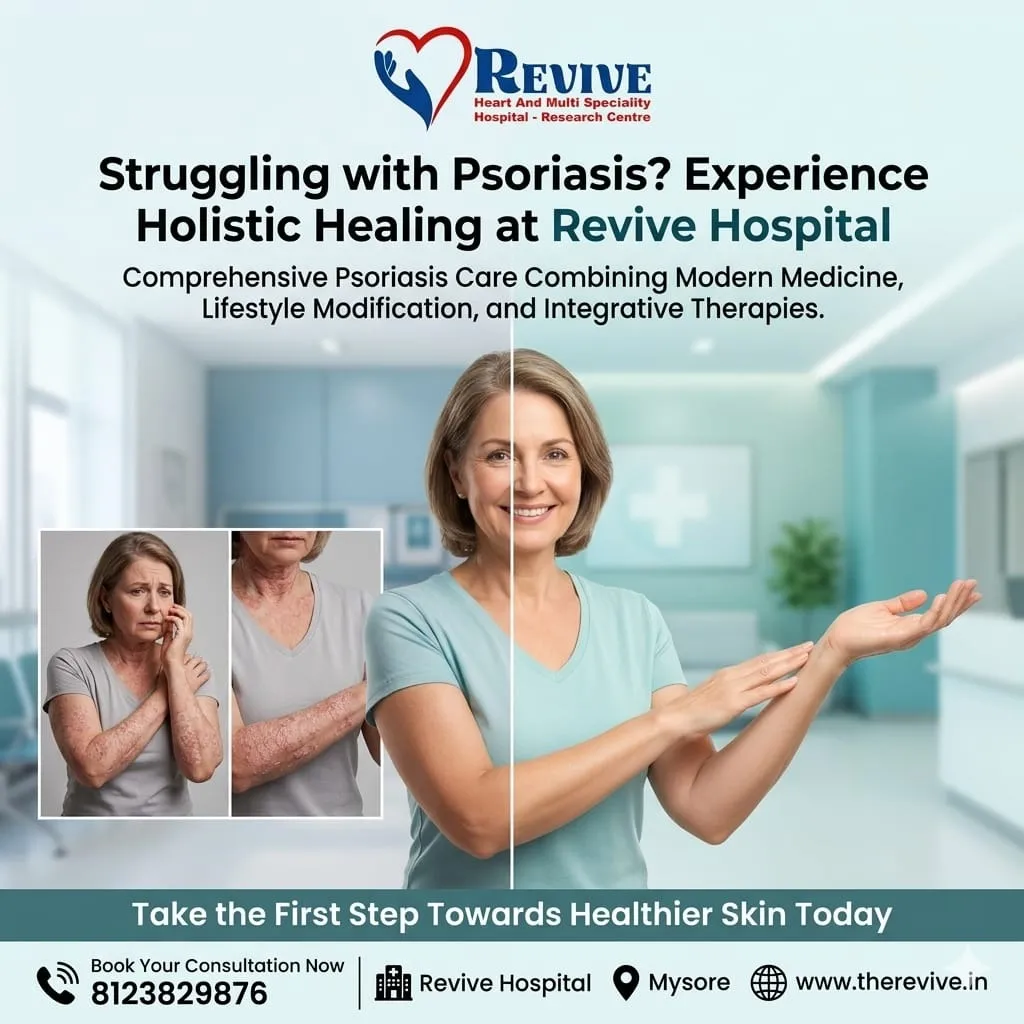 Best Psoriasis Treatment in Mysore | Holistic Psoriasis Care at Revive Hospital