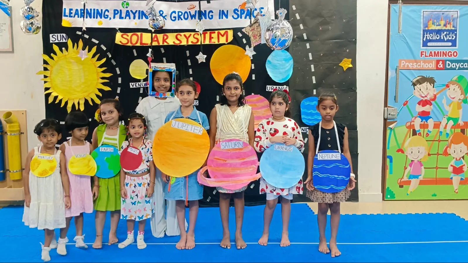 Planets Activity | Solar System Learning at Hello Kids Flamingo