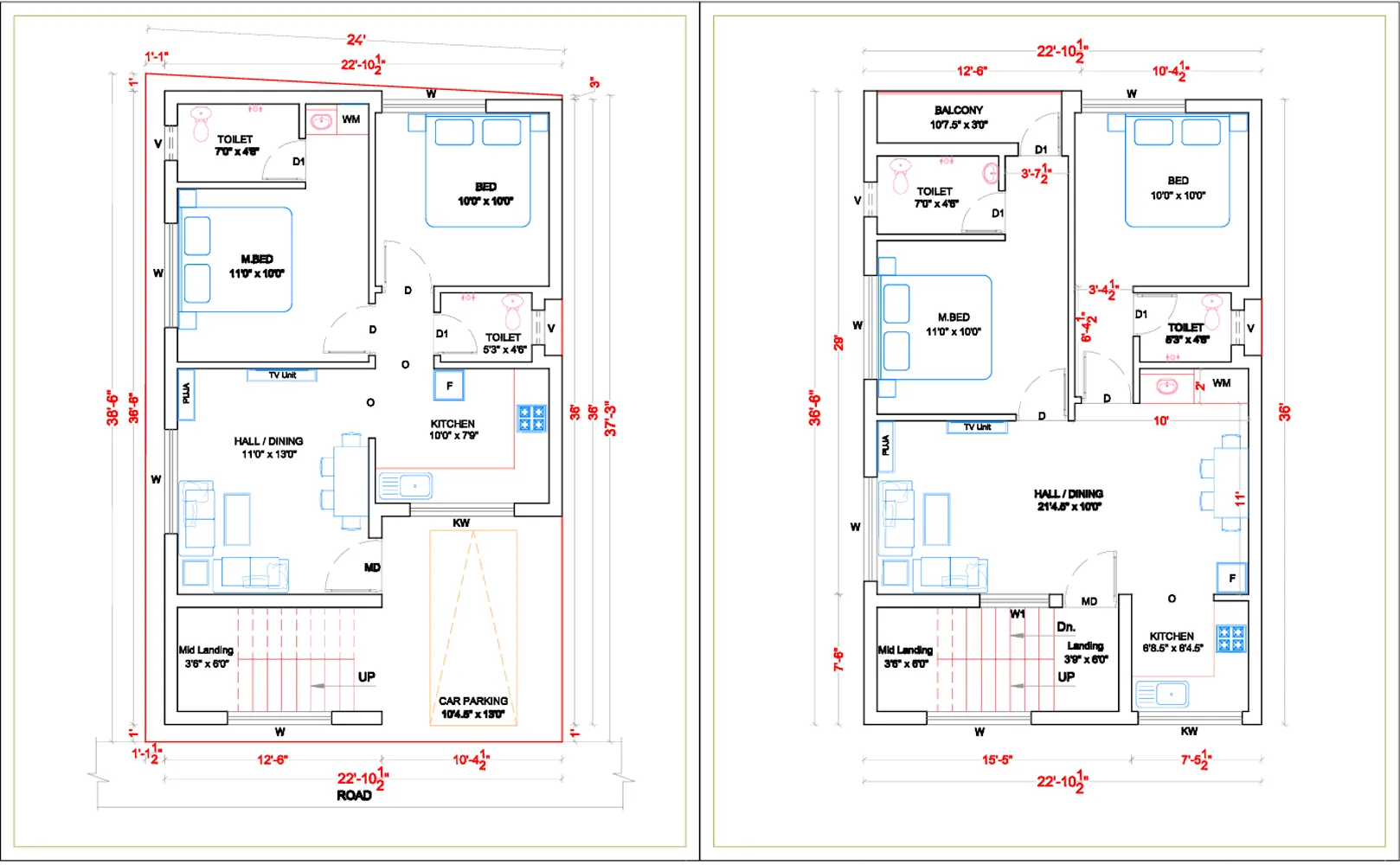 2D Drawing Plans : 2D architectural drawings (plan, section, elevation, and masterplan) are the mos...