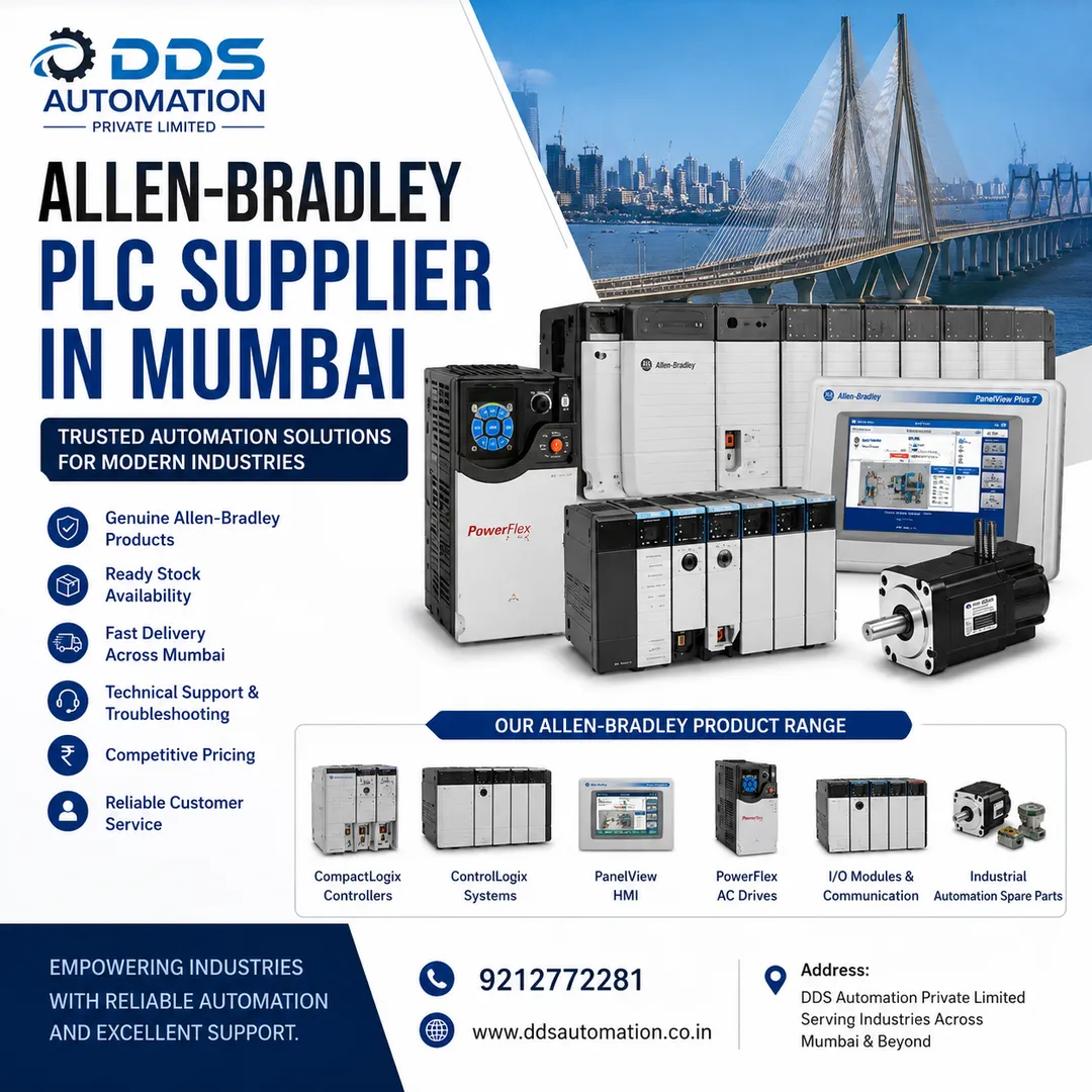 Allen-Bradley PLC, VFD & HMI Supplier in Bangalore – Industrial Automation Solutions
