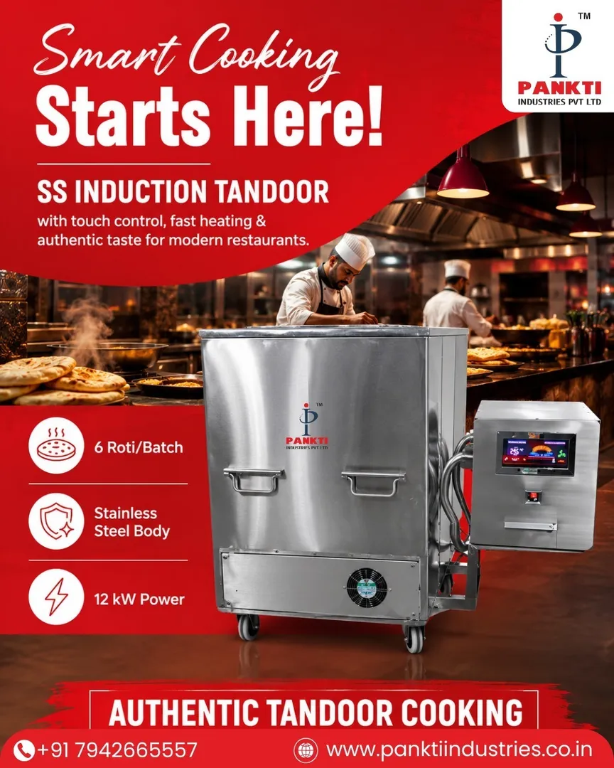 Smoke-Free Cooking Made Easy with SS Induction Tandoors