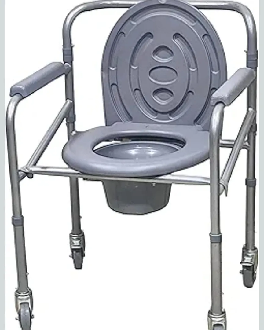 Height Adjustable & Foldable Commode Chair Best Resbable Eate in Kalwa Thane