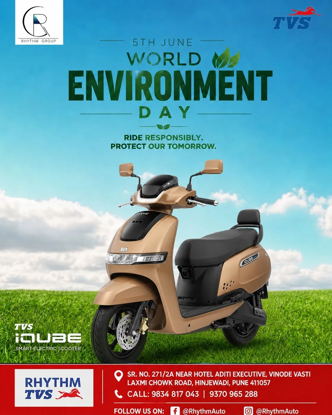 🌍 Rhythm TVS Celebrates World Environment Day
This World Environment Day, Rhythm TVS reaffirms its ...