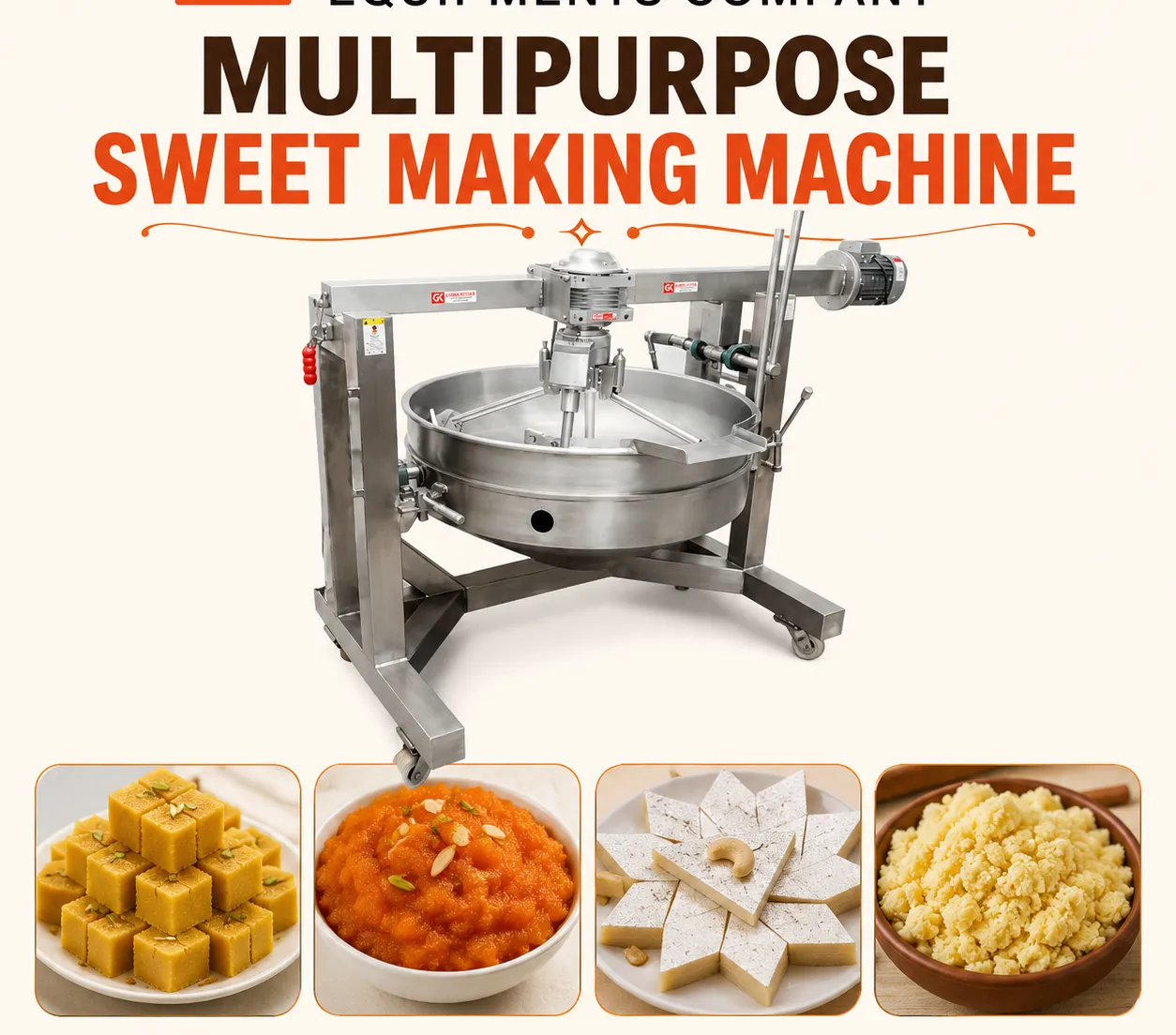 Multipurpose Sweet Making Machine in Coimbatore