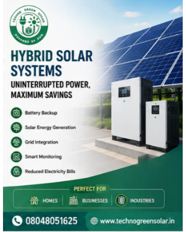 Hybrid Solar Systems for Uninterrupted Power