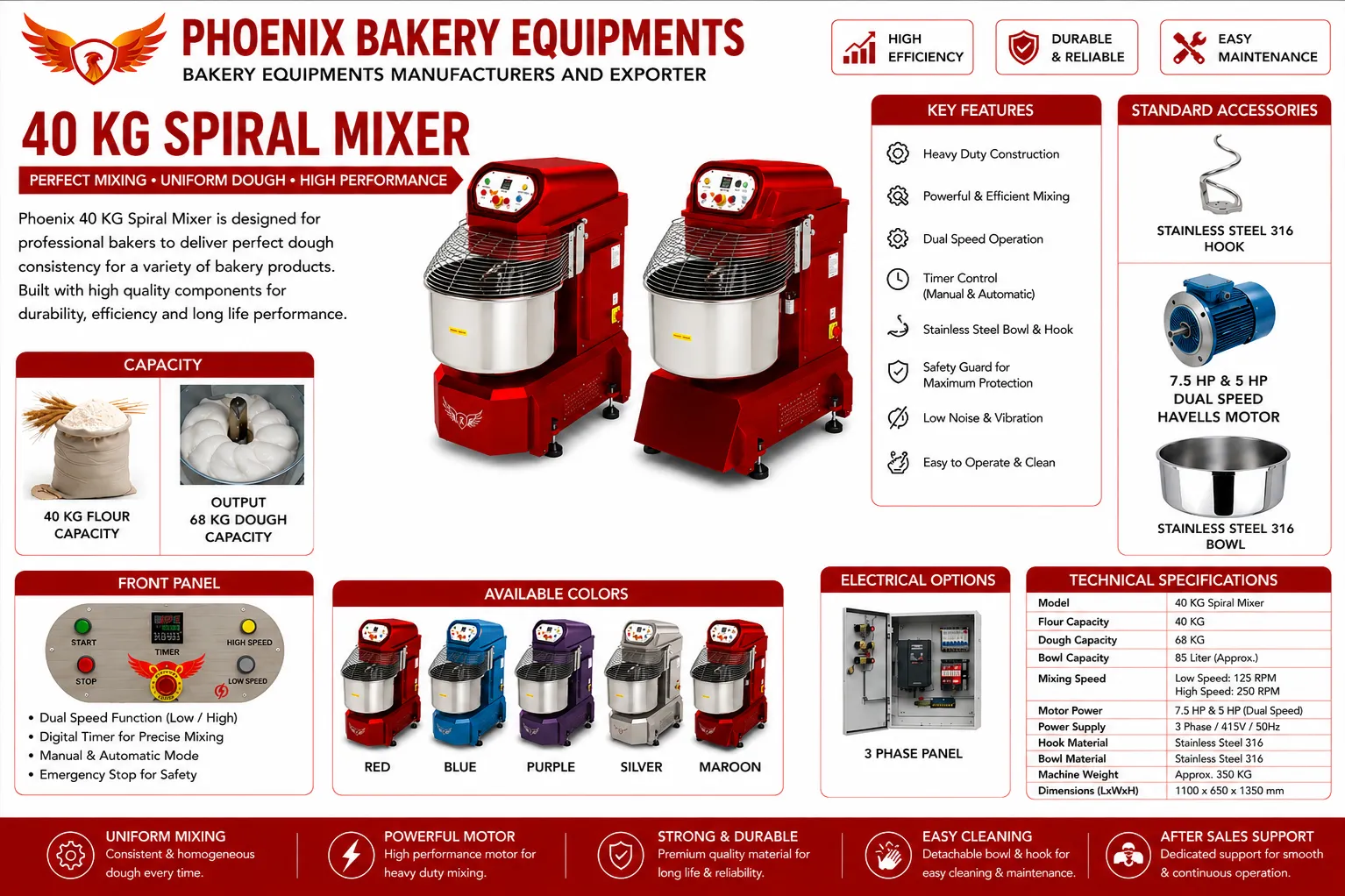 SPIRAL MIXER MACHINE