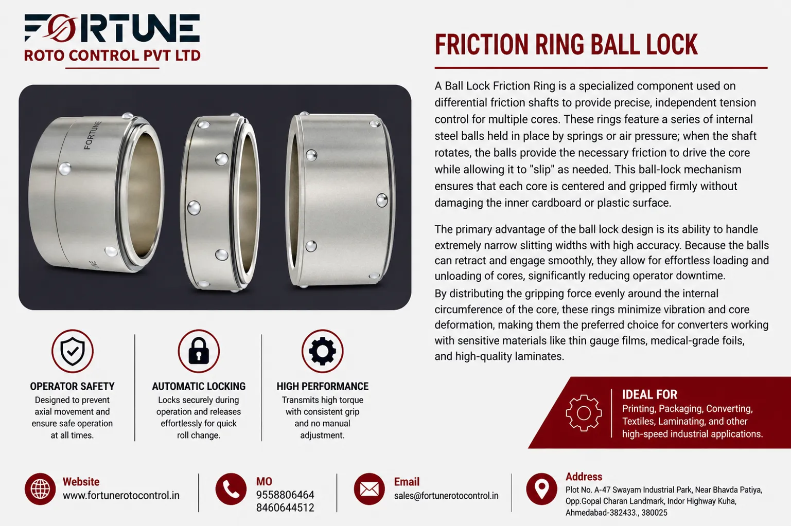 Friction Ring Ball-Lock