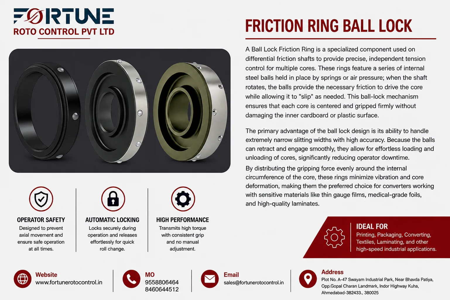 Friction Ring Ball-Lock