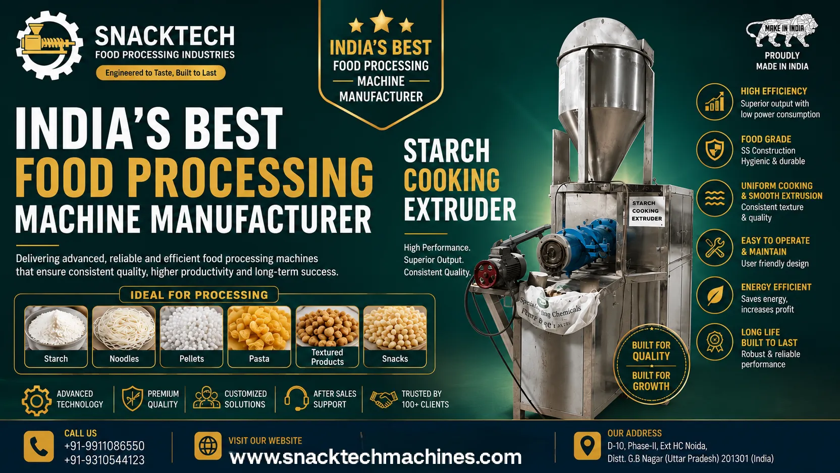 Best Food Processing Machine Manufacturer In Punjab