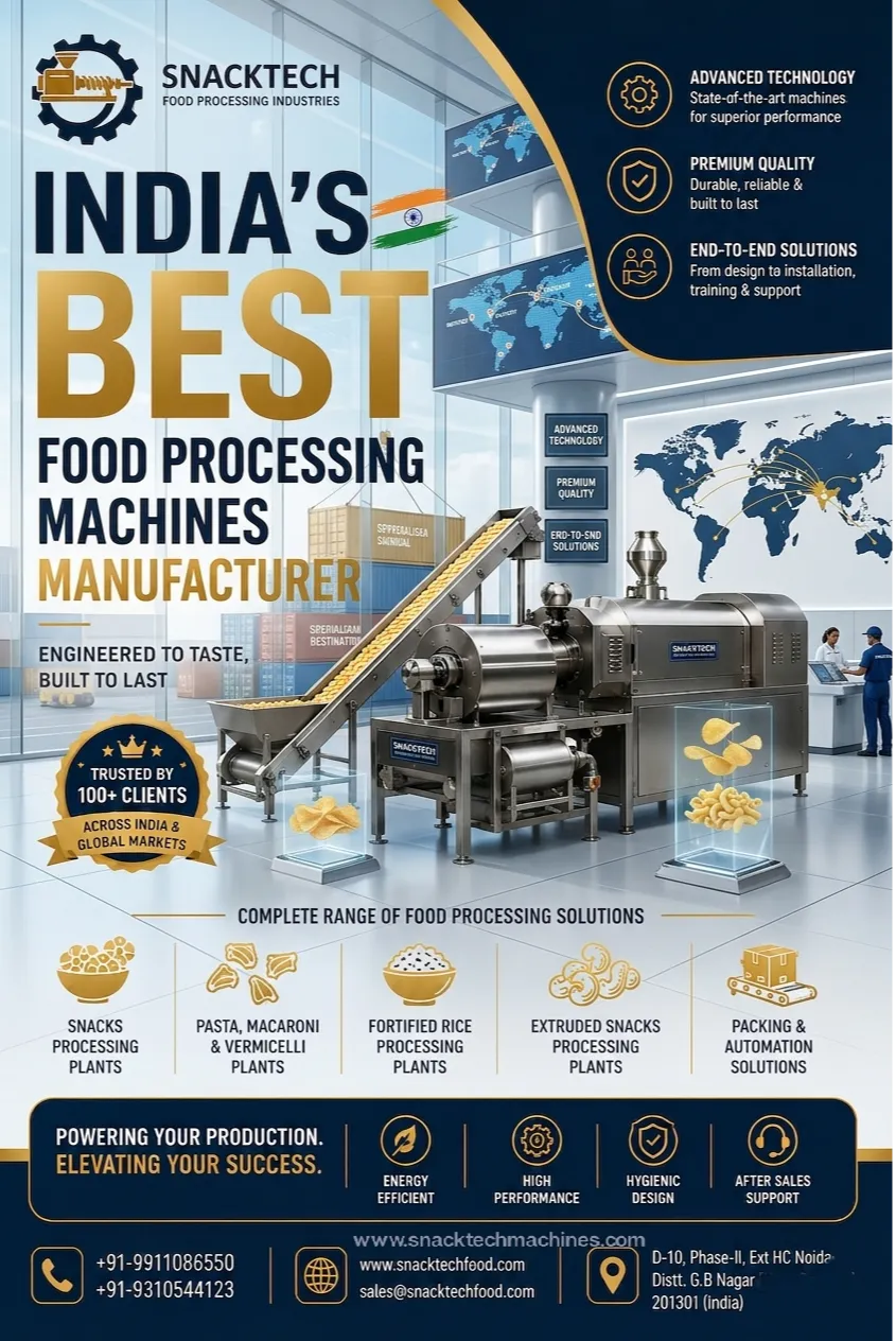 Best Food Processing Machine Manufacturer In Chandigarh