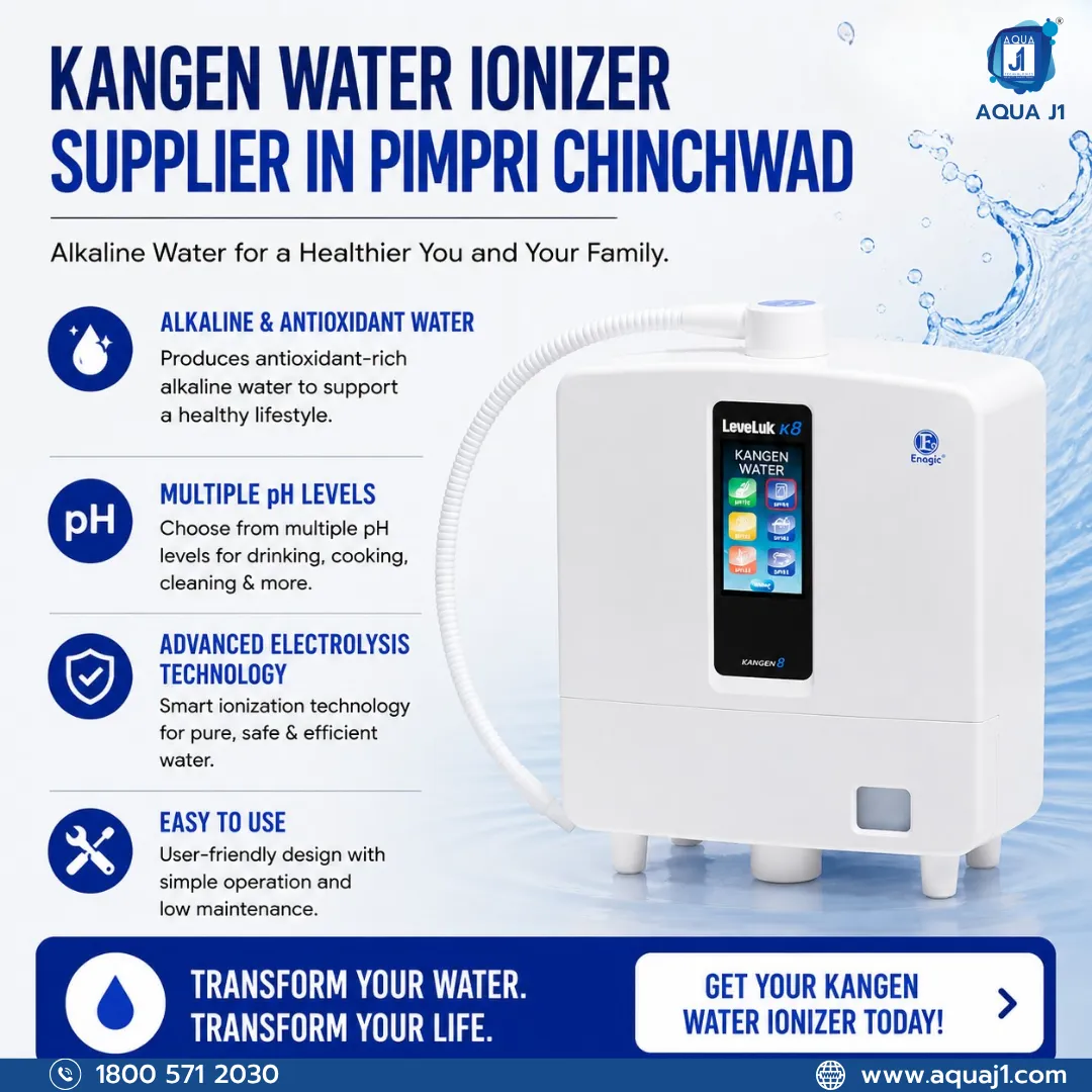 Kangen Water Ionizer Supplier in Pimpri Chinchwad | Aqua J1 Technologies