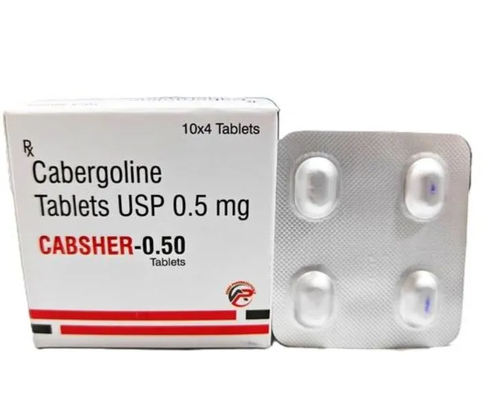 Cabsher 0.5 (cabergoline) , Exporter to Washington, USA | City Drug Exporters INDIA