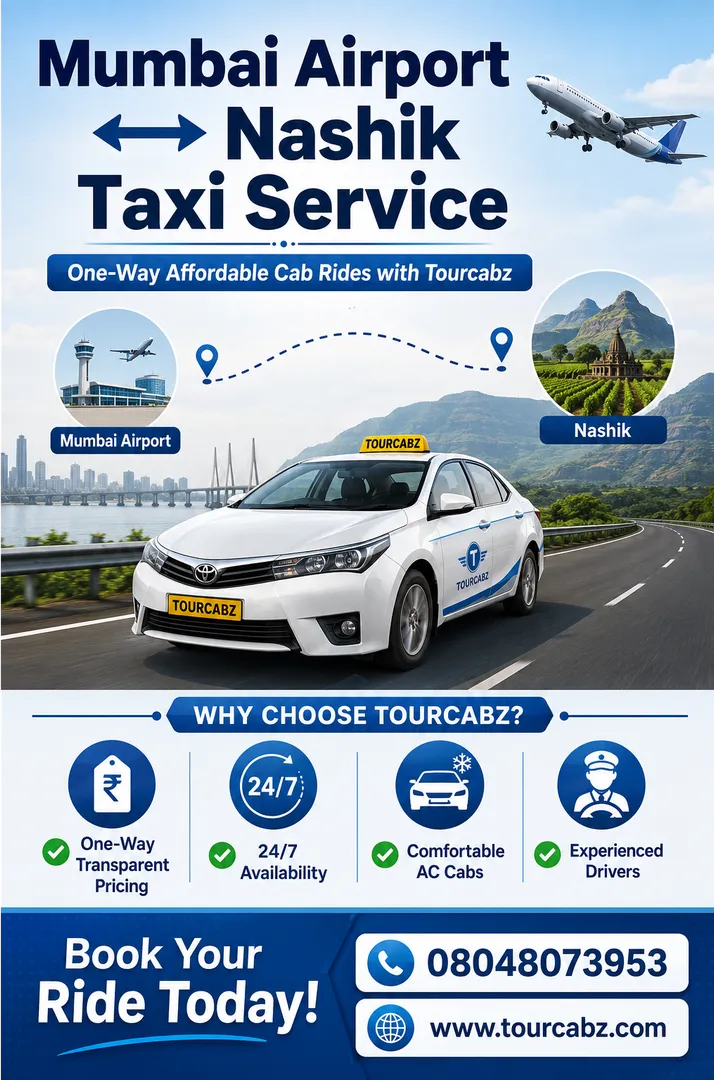 Mumbai Airport to Nashik Cab Service