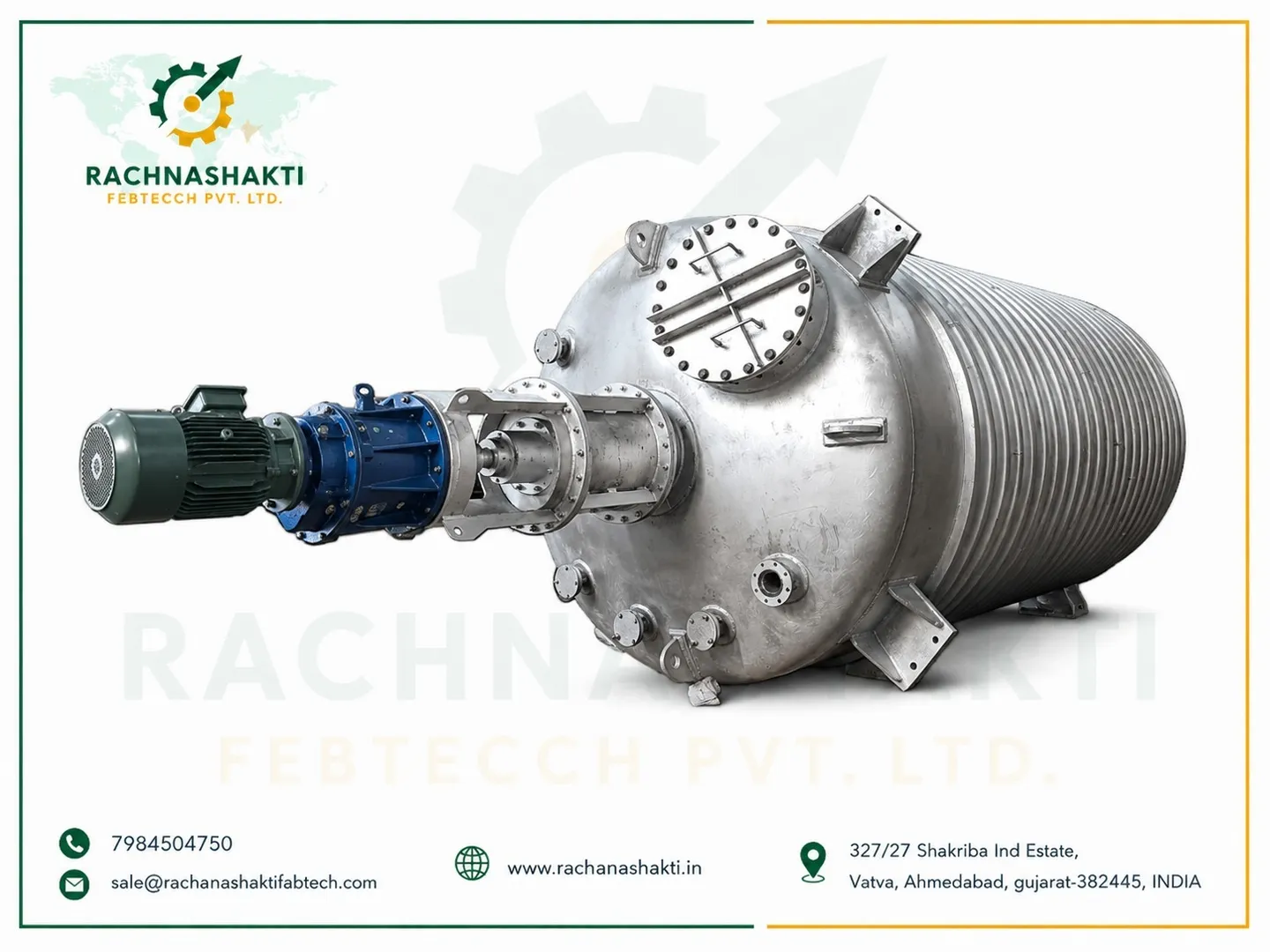 Industrial Chemical Reactor Manufacturer in Jamnagar